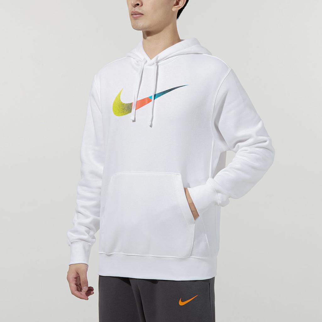 Nike Спортивная одежда Swoosh Brand Pullover Hoodie Men Hoodie White DM2395-100