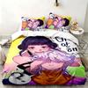 Kpop demon hunters 3pc set Perfect for bedroom use Comfortable bedding set includes a duvet cover and two pillowcases Ideal birthday or Christmas gift