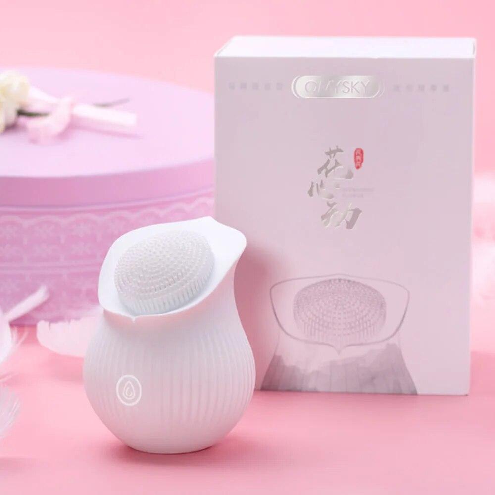 Форма цветка, лизание языка, вибратор для точки G, стимуляция клитора, яйцо, вибраторы, клитор, массажер для груди, секс-игрушки для женщин