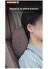 Автомобильная подушка для подголовника, поясницы и шеи Geely для моделей с серым логотипом: Xingyue, Binyue, Emgrand, Borui, Geometry ICON.