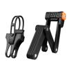 PIENSE Bicycle Lock Blade Lock Foldable Bicycle Security Goods Dial Type Anti-Theft (Black A)