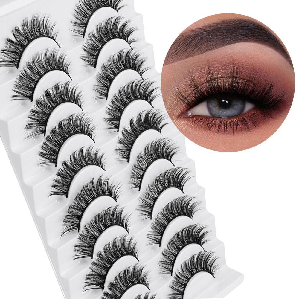 Full Strip False Eyelashes Dramatic Eye Makeup Tools Beauty 3D Faux Mink Lash Eyelash Extension