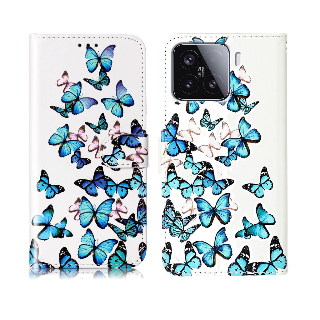 Для Xiaomi 15T Чехол-подставка Мраморный Расписной Фолио Откидной Кожаный Кошелек Чехол для Телефона