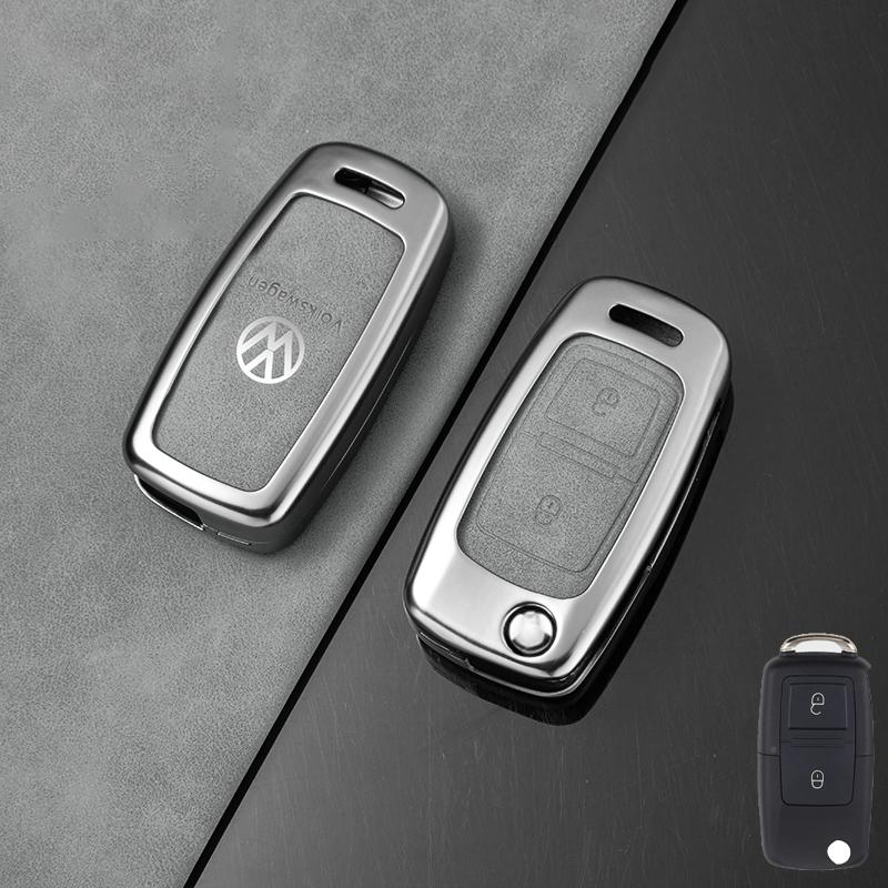 Для VOLKSWAGEN Чехол-брелок из цинкового сплава для автомобильного пульта ДУ для VW Volkswagen Beetle Caddy Golf Jetta Polo Tiguan Touran Au