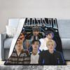 Корейский Kpop Ateez МИНГИ Плед Фланелевый Печатный Дышащий Супер Теплый Пледы для Дома Путешествий Постельное Белье Пледы