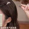 Корейские Роскошные Черные Мини-Короны Утиные Клювы Заколки Нежные Женские Боковые Челки Обломанные Волосы Заколки Сладкие Ежедневные Аксессуары Для Волос