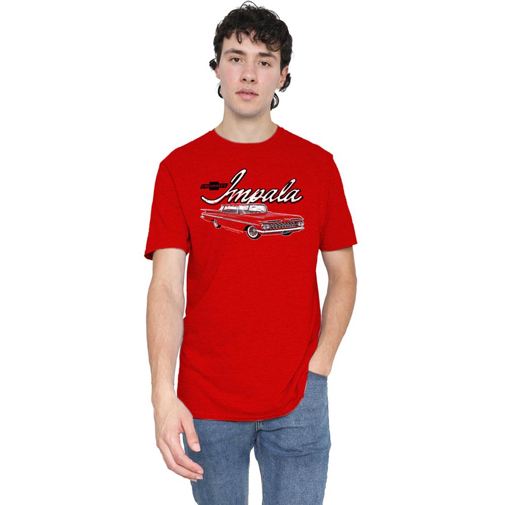 Chevrolet Unisex Adult Classic Impala Heather T-Shirt