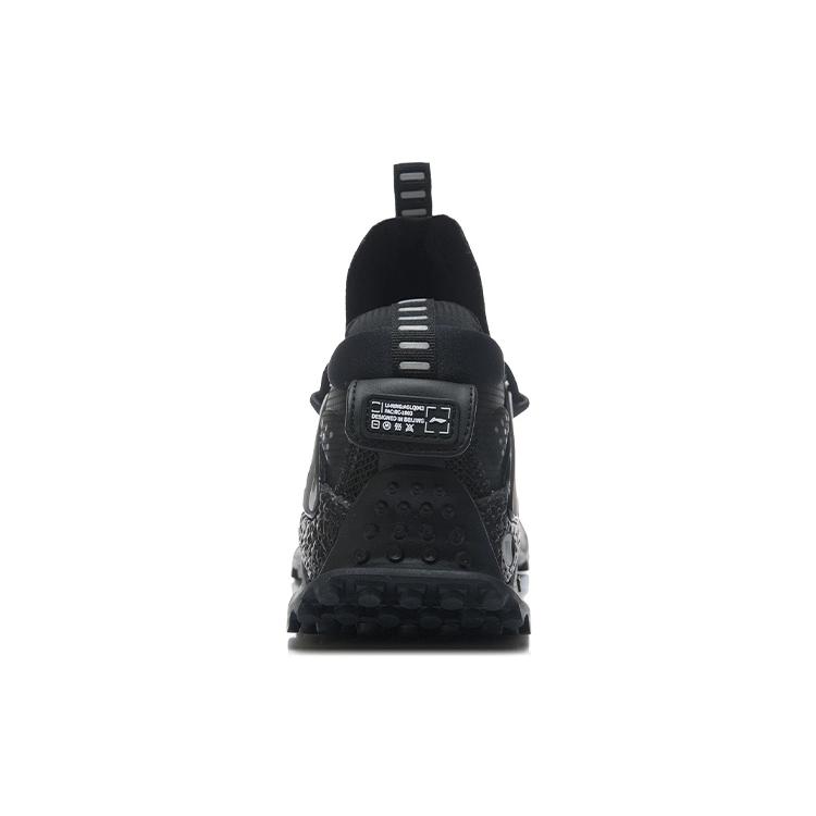Li Ning Pan Gu Массивные кроссовки Женские Низкие Черные AGLR150-11