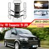 Полное покрытие солнцезащитных козырьков для автомобиля Volkswagen VW Transporter Caravelle Multivan Doubleback T6 LWB 2015~2024 Аксессуары для солнцезащитных козырьков автомобиля