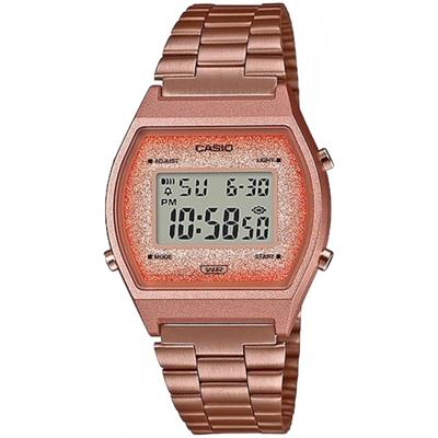 Часы CASIO Digital Watch Vintage Series B640WCG-5 Unisex Rose Gold Glitter Face Overseas Model
