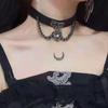 Collar Dark Tie Necklace Women's Black Neckband Necklace Collarbone Chain Ins Cool Punk, Trendy Goth