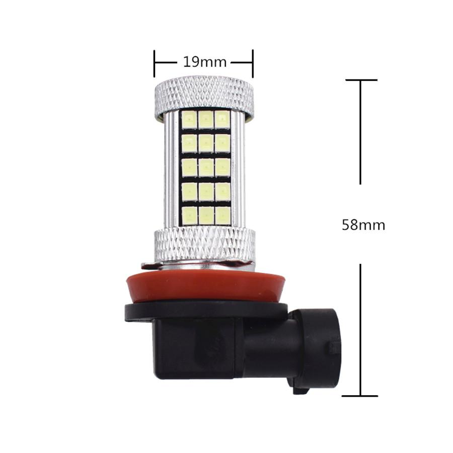 Led Fog Light Bulbs H11/H8 Ice Blue Auto Fog Light Bulb Replacement 2835 66Smd Led Bulbs For Fog Light Drl 1800Lm - 2 Pcs