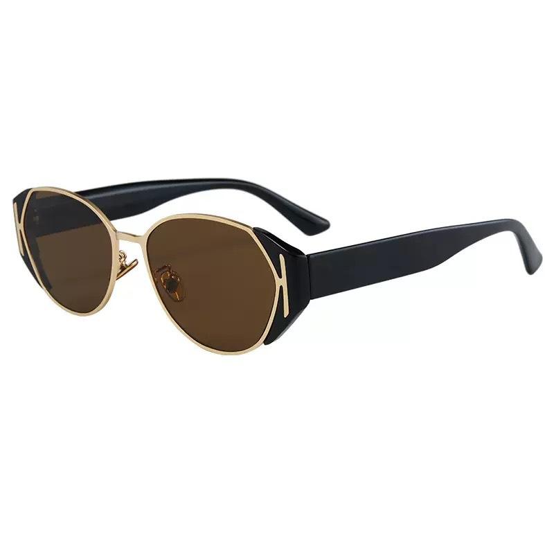 Fashionable and High-end Retro Sunglasses for Men and Women Sun Protection Retro Street Photography Cat's Eye Sunglasses
