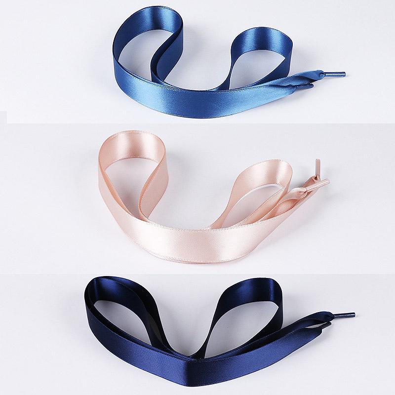 2cm Wide Bootlace 100cm Hot New Ribbon Satin String Sport Shoelaces Shoe Laces Flat Fashion
