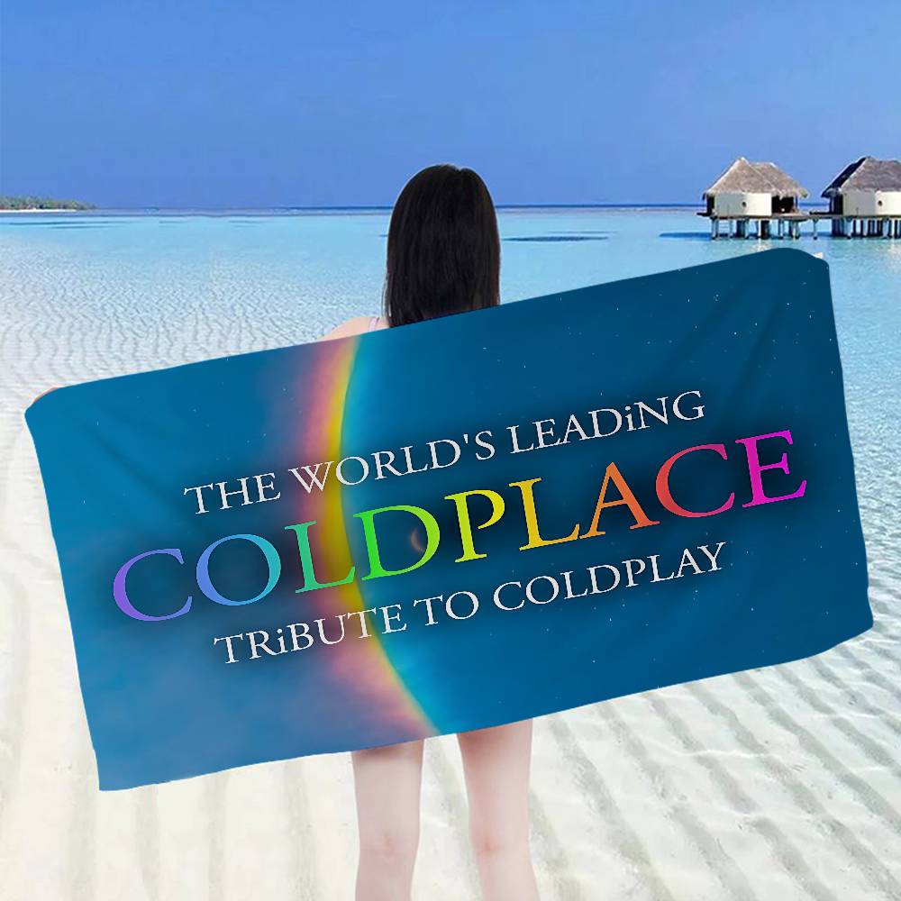 Classic Pop Rock Band C-Coldplay Microfiber Printed Beach Towel Mountain Climbing Yoga Beach Swimming Running Absorbent Towel