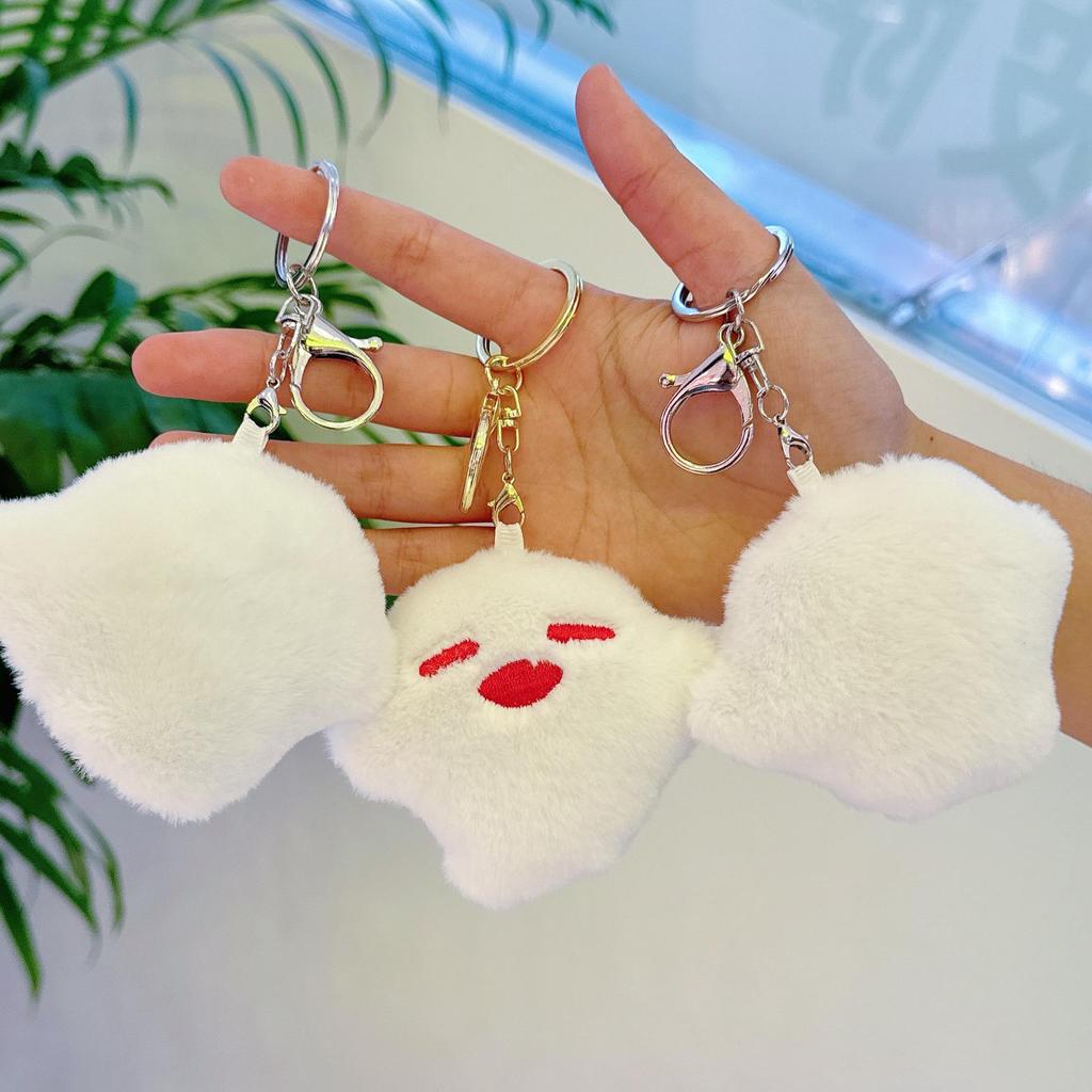 Хэллоуин Плюшевый Кулон в виде Привидения - Милое Украшение для Рюкзака и Подарок для Студента