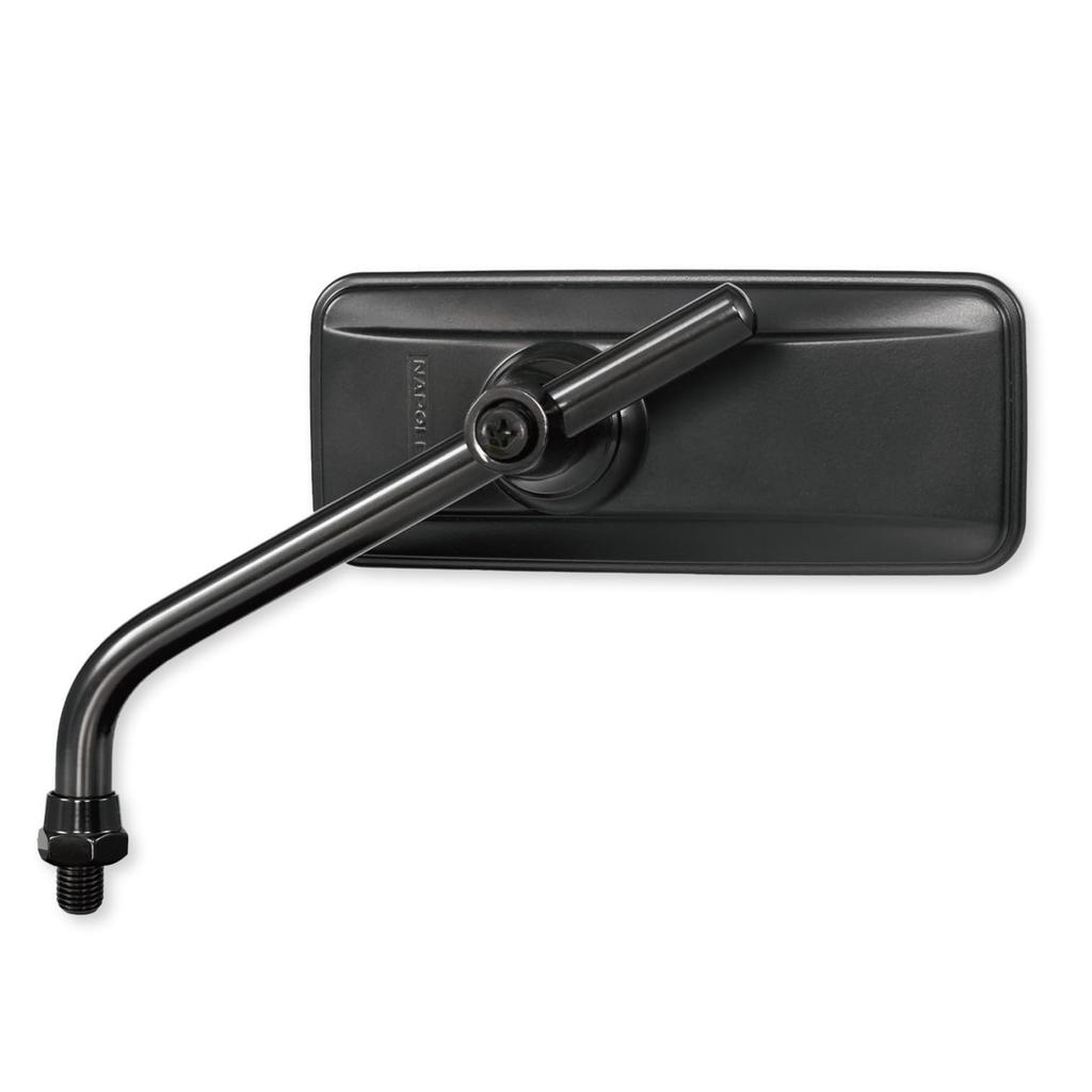 Tanax AVA-104-10 Motorcycle Mirror, Napoleon Litra Mirror, Black, Left and Right Common 0.4 inches (10 mm), Positive Screw, 1 Piece