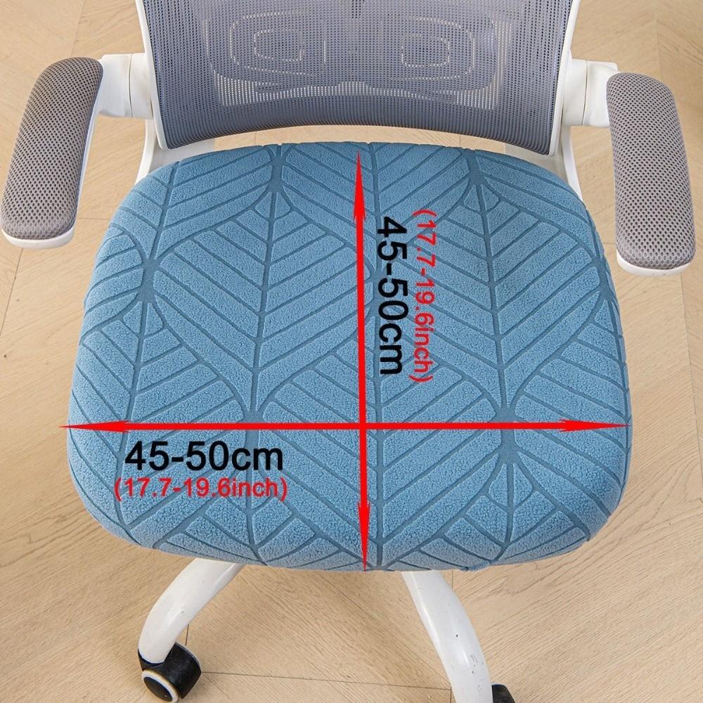 Stretch Jacquard Fabric Office Chair Seat Cover Universal Chair Cover  for Home Chair