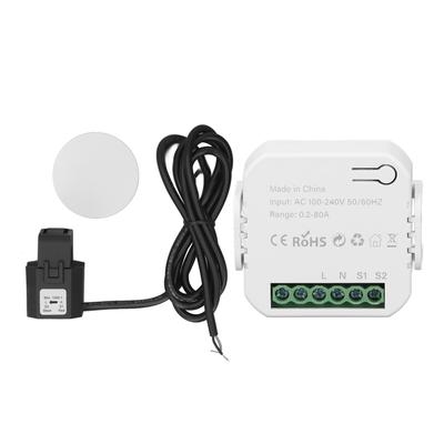 WiFi-монитор мощности для счетчика энергии Tuya 80A, умный домашний монитор энергии с зажимным датчиком