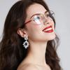 2025 Fashion Reading Glasses Women's INS Style Metal Oversized Frame Ultra-Lightweight Personalized Presbyopia Glasses