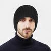 Winter Plush Knitted Cap Two-Piece Men's Outdoor Cold-Proof Warm Ear Protection Wool Cap