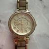 Б/у часы Michael Kors золотые с блестящим камнем