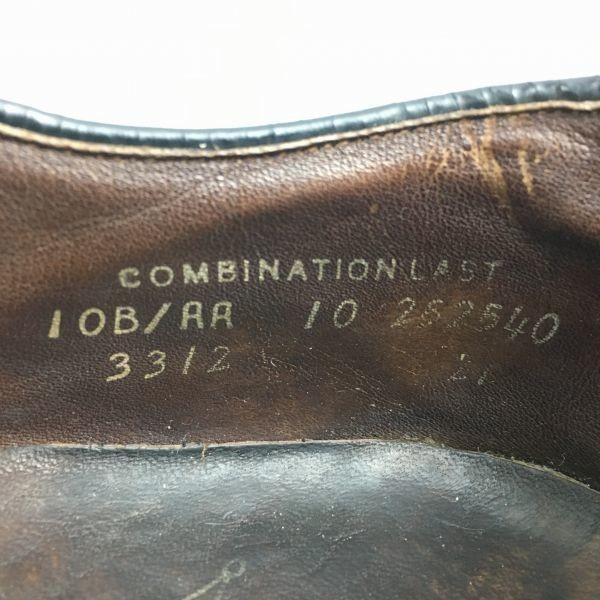 Винтажные 60-70-е годы HANOVER Лонгвинги Черные Размер 10B/AA 26.5-27.5см Мужские(ИСПОЛЬЗОВАЛ)