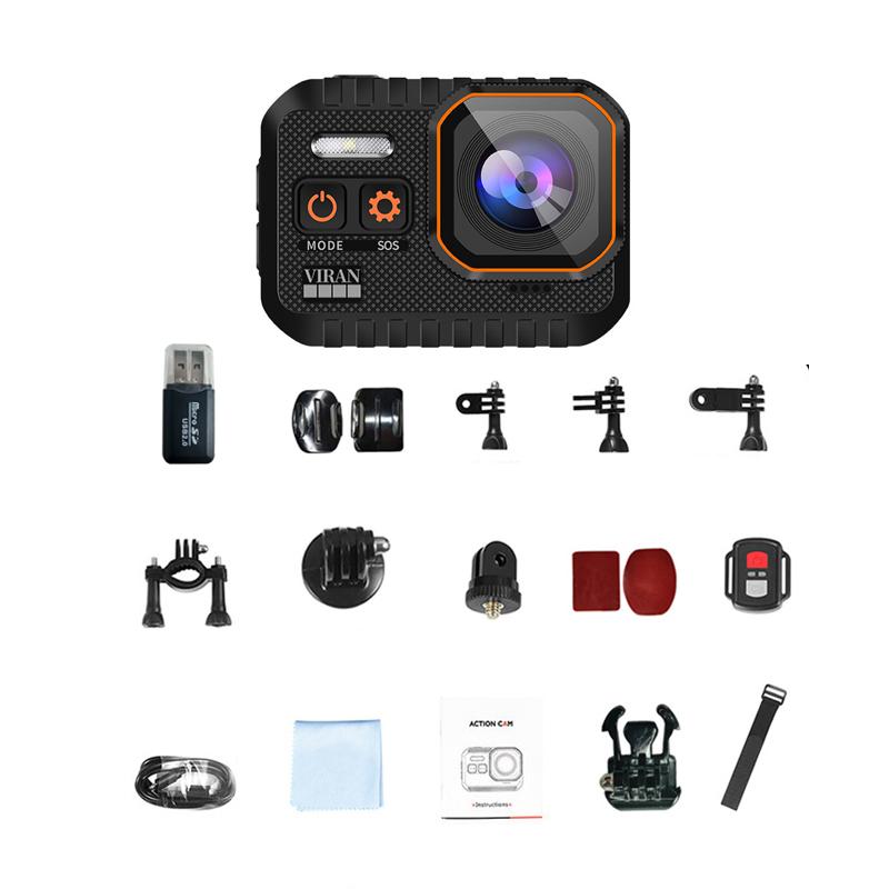 HD Профессиональная спортивная камера 4K Водонепроницаемая подводная камера с поддержкой Wi-Fi Карта памяти Катание Видеорегистратор для улицы