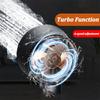 5 Mode Adjustable Turbocharged Shower Head High Pressure Water Saving Bathroom Spray Nozzle One-key Stop Water Shower Head