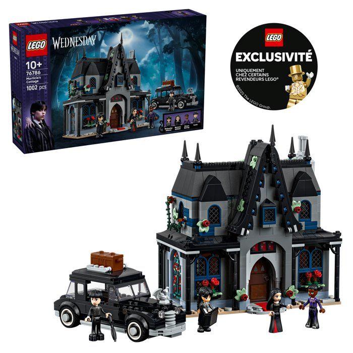 LEGO Mercredi 76786 Exclu Cdiscount Le Manoir de Morticia - Jeu de Construction dès 10 ans - Mini-Poupées