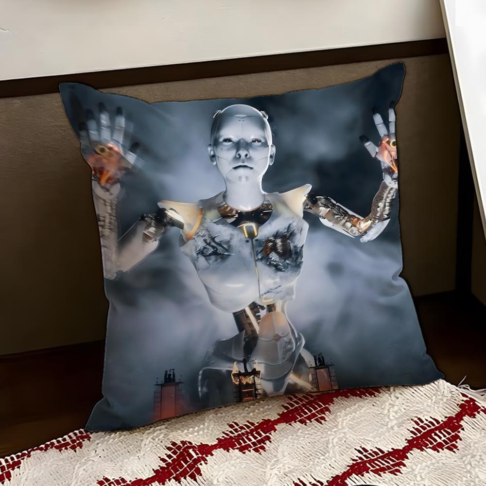 DJ AAnyma Music Cushion Cover Reversible Soft Durable Pillow Cover Home Car MultiScene Use for Daily Comfort