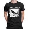 Футболка Bauhaus Bat Wings Bela Lugosis Dead для мужчин, хлопковая потрясающая футболка с круглым вырезом, футболка с коротким рукавом для взрослых