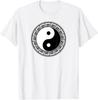 Greek Key Ying Yang Feng Shui Yin Yang T-Shirt