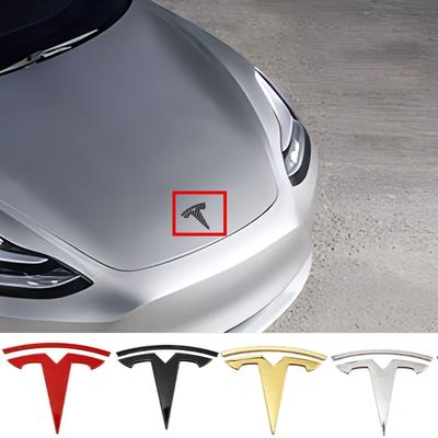 Оригинальный металлический логотип-эмблема Model 3/Y - Комплект для замены на передний или задний багажник Детали наружного декора Автоаксессуар
