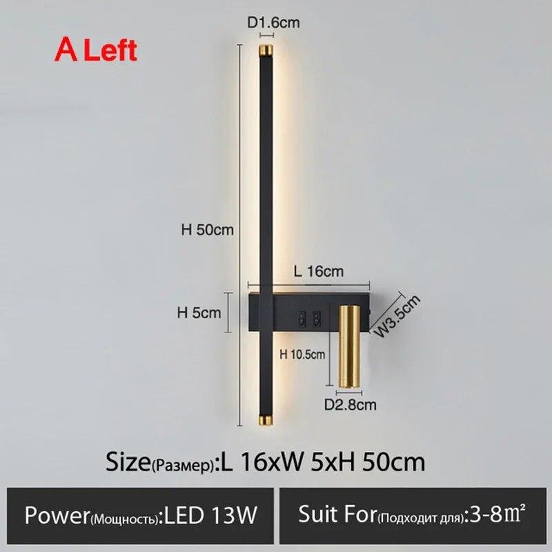 Настенные светильники Nordic Modern Led Lights For Room Home Decoration Интерьерная ночник для гостиной Диван Фон настенные бра Лампы