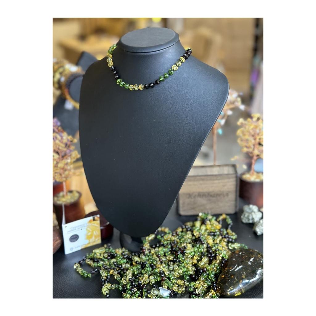 Ожерелье в виде детских зубов Damla из янтаря, оригинал, сертифицировано