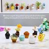 5/7/8 шт. Мини-керамическая ваза Магнит на холодильник Дом Офис Кухня Шкаф Холодильник 3D Миниатюрная ваза для цветов Горшок Магнитное украшение Орнамент
