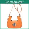 Chic Candy Colored Underarm Bag With Stylish Butterfly Bow Detail