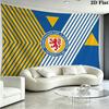 Eintracht Frankfurt logo Wall Tapestry Aesthetic Wall Hanging Printed Fabric Blanket Decorative Tapestries for Bedroom Living Room Home Decor