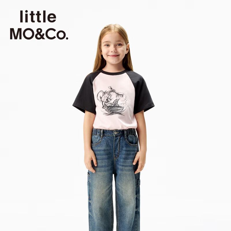 little MO&Co. Tom and Jerry Kids' Anti-Bacterial Cotton Short-Sleeve T-Shirt