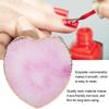 Gold Edge Nail Art Palette Heart Shaped Nail Mixing Palette Colorful Resin Nail Plate  For Nail Art