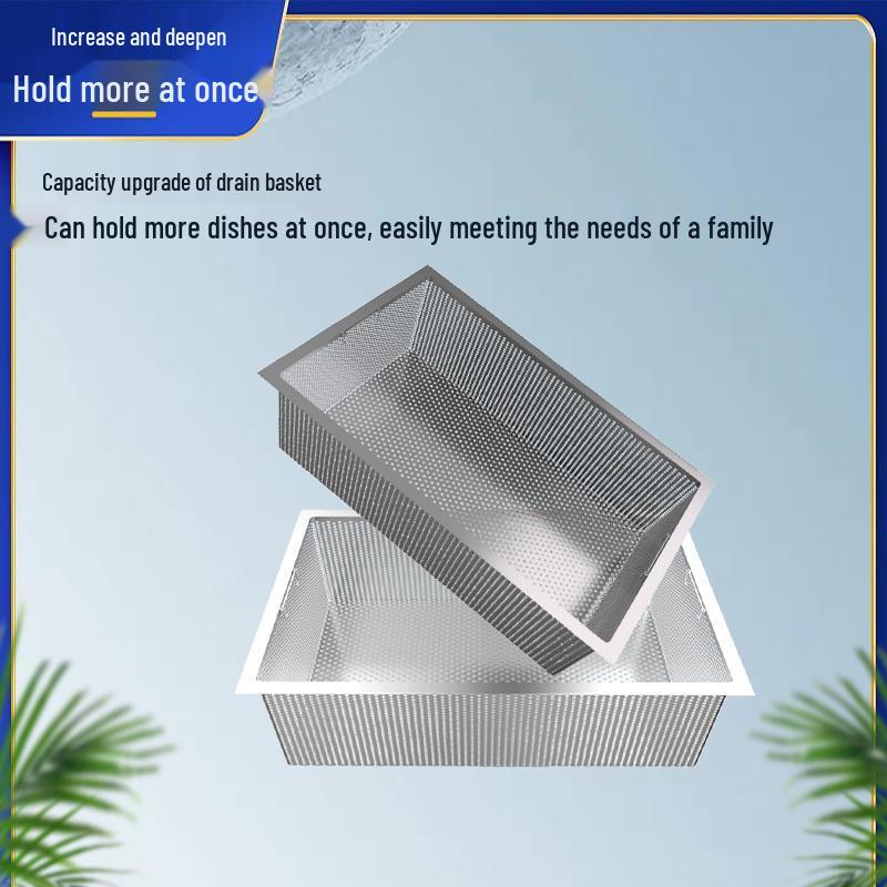 Universal Square Stainless Steel Filter Basket