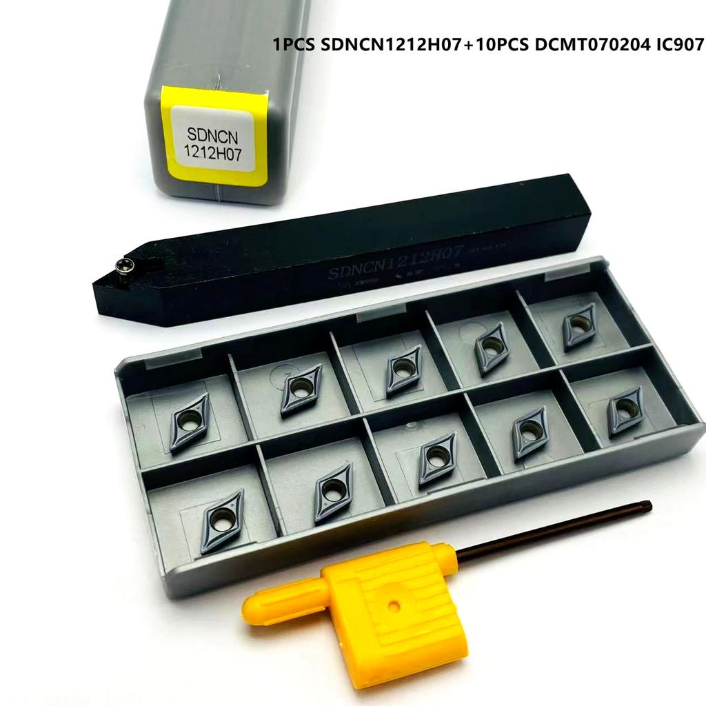 SDNCN1010H07 SDNCN1212H07 SDNCN161H07 SDNCN2020K07 Наружный держатель инструмента для транспортного средства.dcmt070204 Твердосплавный вставной инструмент для токарного станка с ЧПУ