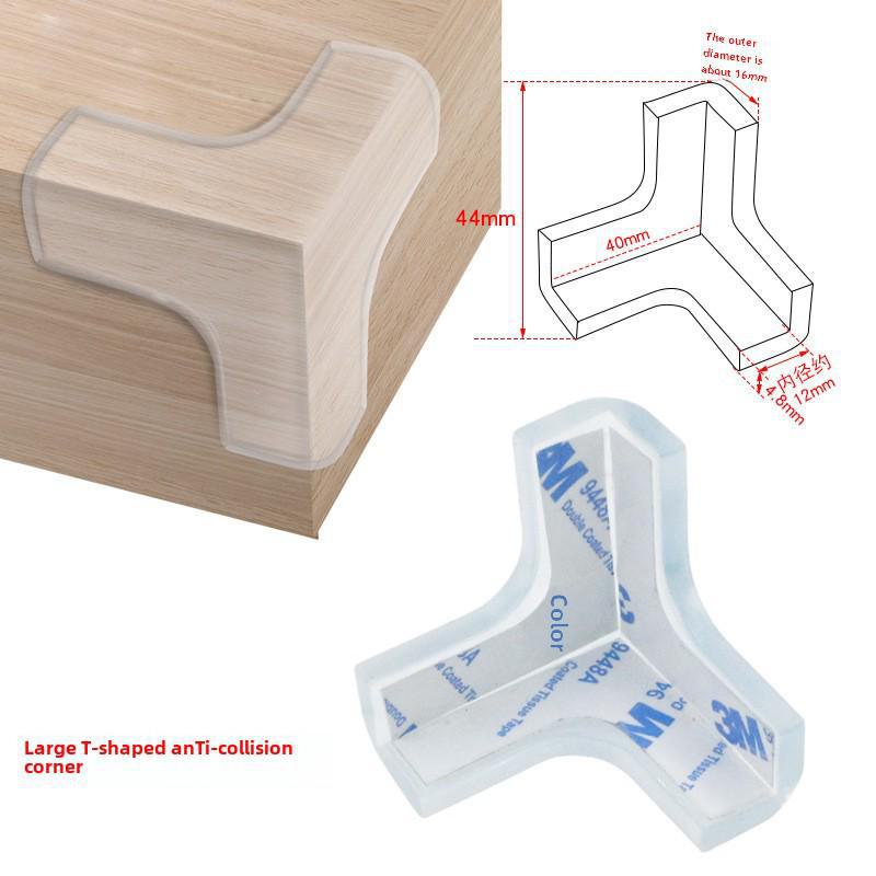 Thickened Transparent Table Corner Guards for Child Safety