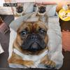 Bulldog Bedding Set Pet Animal Dog Duvet Cover for Kids Adult Bedclothes Covers Comforter Sets Cute Bed Sheets