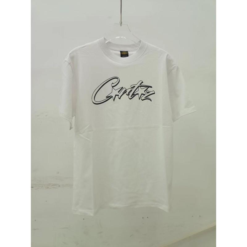 Devils Island Letter Print T-Shirt Men Women Loose Fit Casual Streetwear Short Sleeve Tee