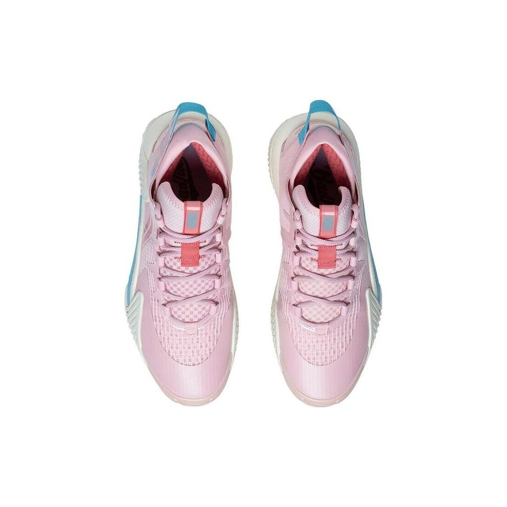 Баскетбольные кроссовки Li Ning Anti-5 2 с низким уровнем амортизации, нескользящие, износостойкие, мужские, розовые ABFT029-6