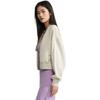Calvin Klein Куртка-бейсболка с вышитыми буквами Ck, женская куртка, молочная J221662