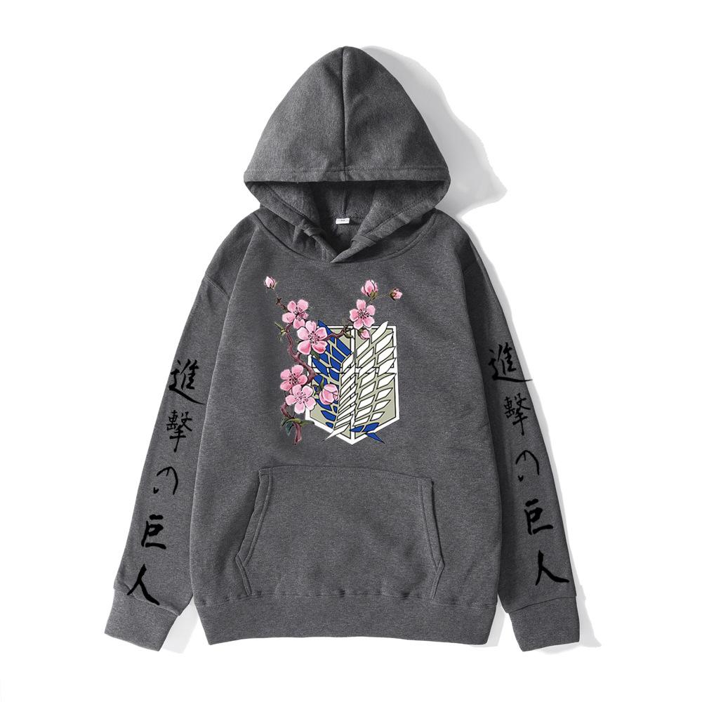Attack Giant Sweater anime wings sweater male, trendy plus size hoodie
