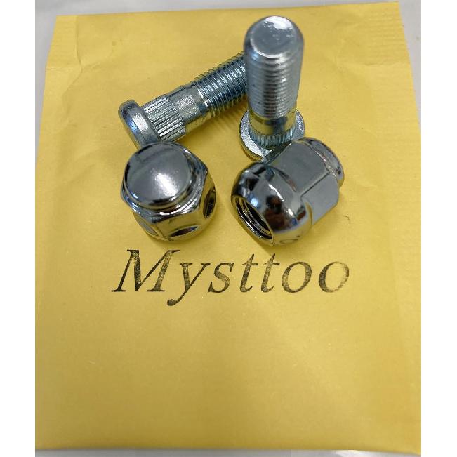 Набор хромированных гаек-шпилек для колес M12X1.5, совместимый с Honda Accord Civic City CR-V Fit HR-V Ight Element Prelude S2000 Acura Legend Integra MDX ILX